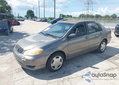 2004 Toyota Corolla Le из США, поврежденный, VIN 2T1BR32E44C293714